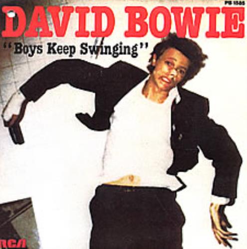 Boys Keep Swinging by David Bowie 1979 France 7" single cover