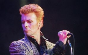 David Bowie celebrates his 50th birthday at New York's Madison Square Garden in 1997