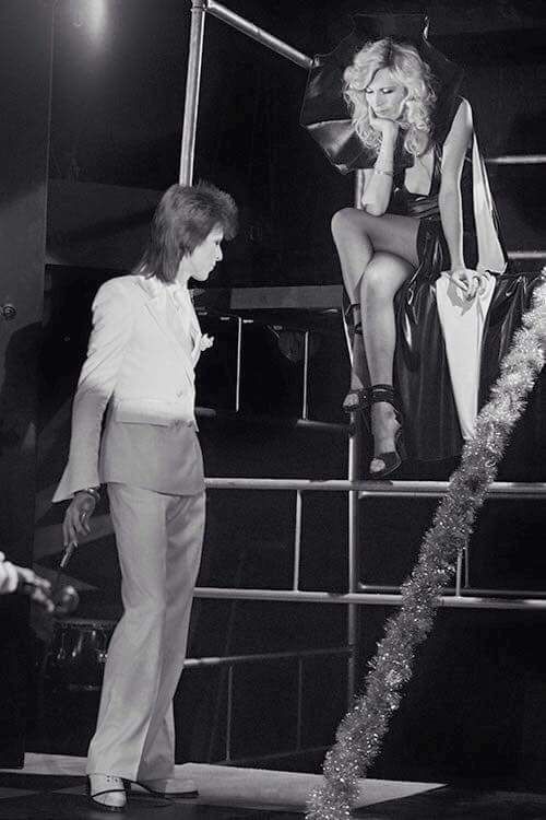 David Bowie and Amanda Lear on the 1980 Floor Show