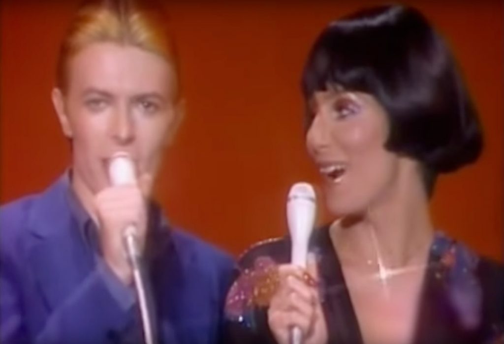 David Bowie & Cher duet on 'Can You Hear Me' on the Cher Show in 1975