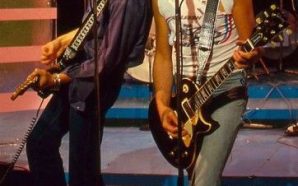 David Bowie and Marc Bolan perform in the Marc TV show in 1977