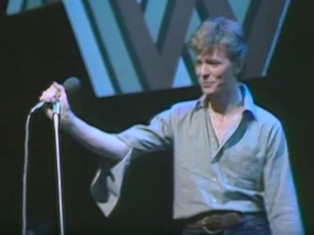 David Bowie performing "Heroes" on Top of the Pops in 1977