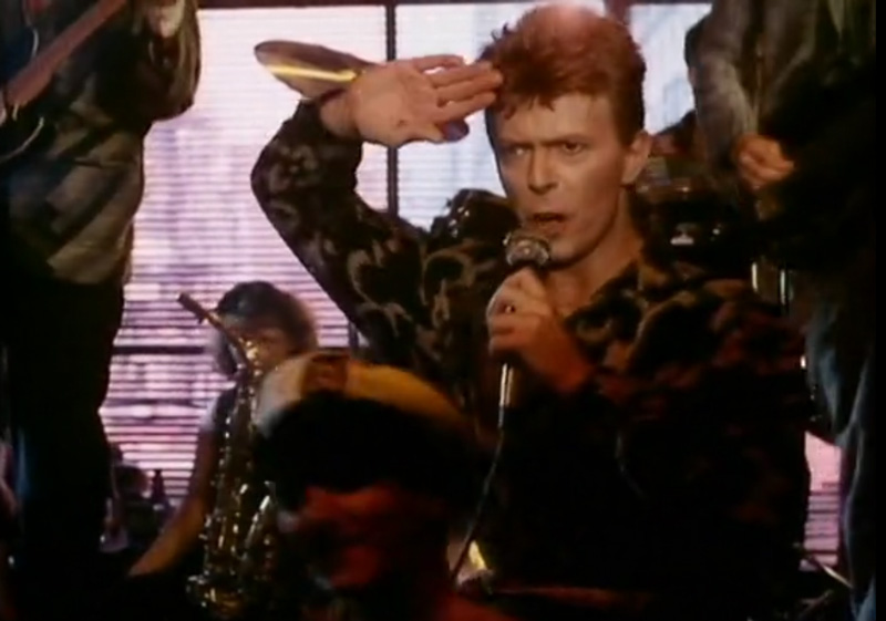 David Bowie performs 'Blue Jean' for MTV in 1984