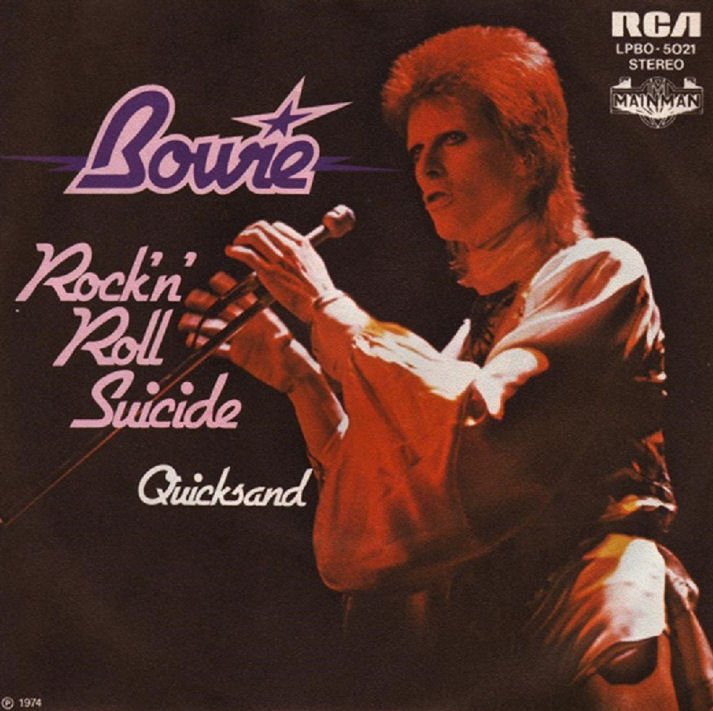David Bowie - Rock 'N' Roll Suicide - Single Cover