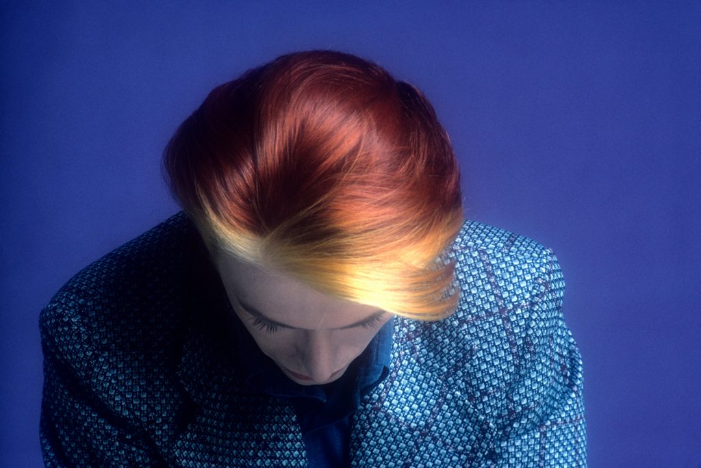 David Bowie photographed by Steve Schapiro in Los Angeles in 1975