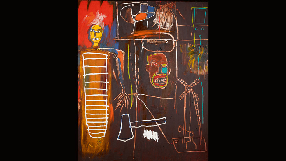 Jean-Michel Basquiat, Air Power, 1984. Estimate £2,500,000–3,500,000.