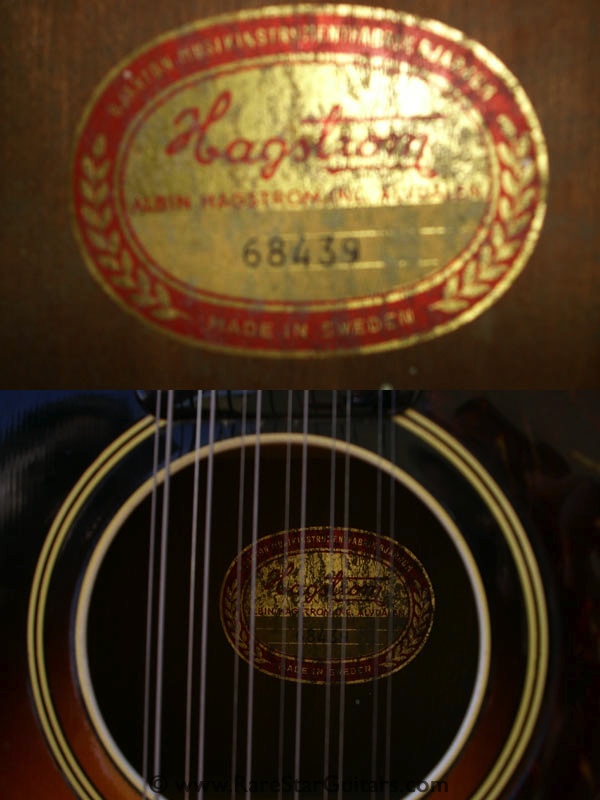 David Bowie's 12-string Hagstrom acoustic guitar