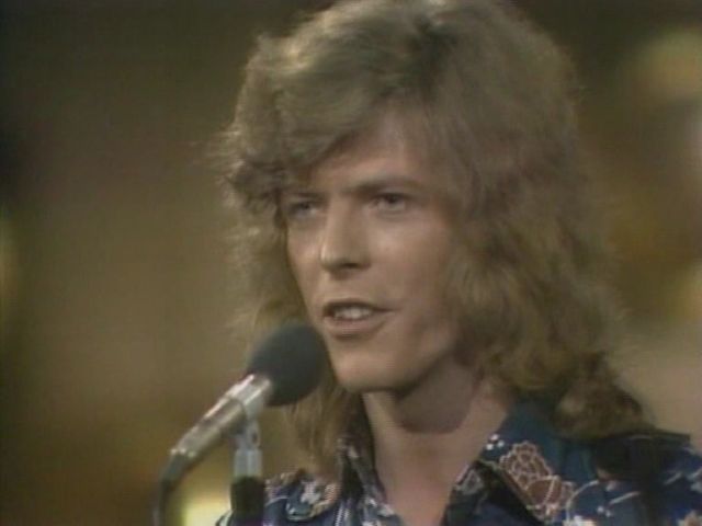 David Bowie performs Space Oddity at the 1970 Ivor Novello Awards at London's Talk Of The Town