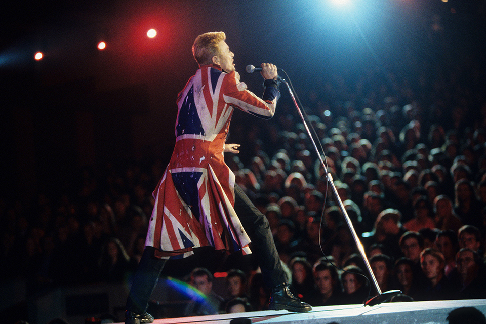 David Bowie performs Fashion at the VH1 Fashion Awards at Madison Square Garden in 1996