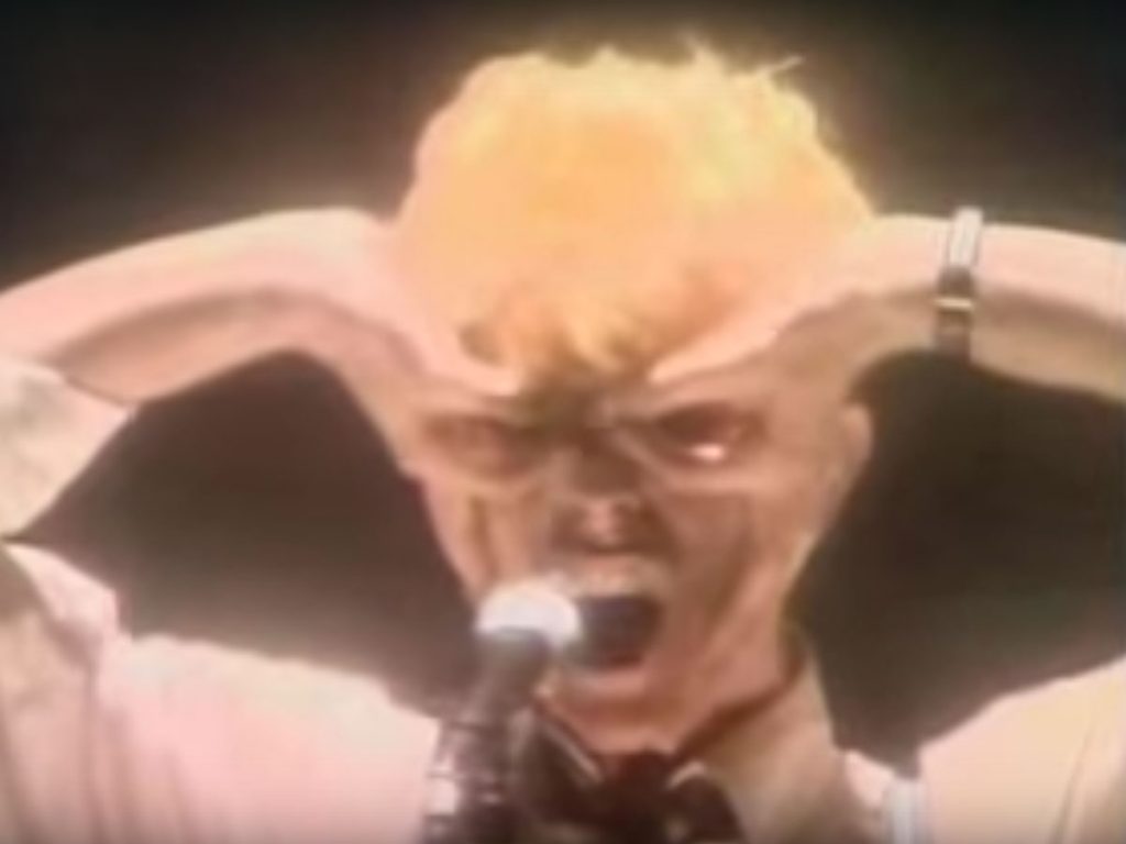David Bowie performs Scary Monsters on the Serious Moonlight tour in 1983