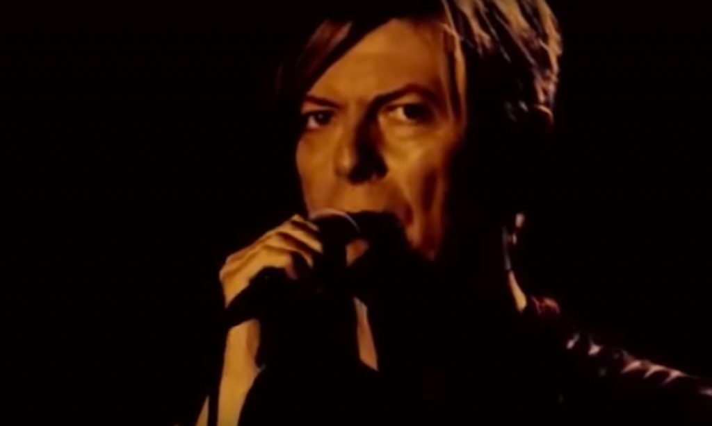 David Bowie performs Loving The Alien during the Reality tour in Dublin 2003